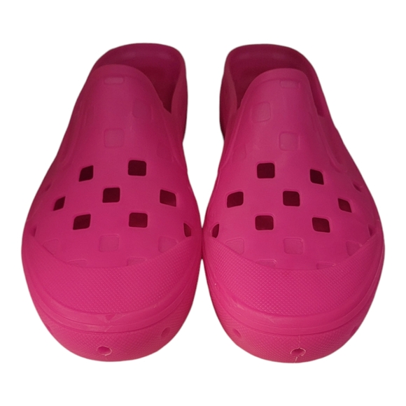 Vans Slip-On Mule TRK Hot Pink Sneakers Water Shoe Sandals 2023 Sz 7-EUC - Picture 2 of 7